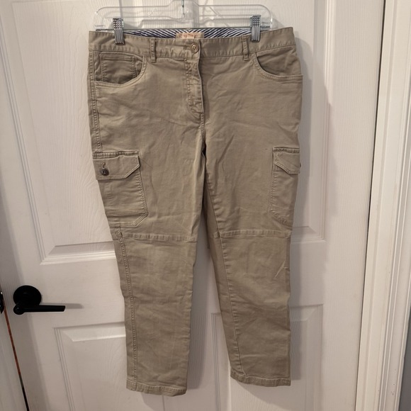 Brooks Brothers‎ Women's Pants Size 10 32x24.5 Natalie Fit Khaki 5 Pocket Jeans - Picture 1 of 10